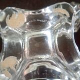 Val Saint Lambert - Pair of 4-light crystal candlesticks - modern design