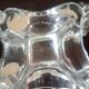 Val Saint Lambert - Pair of 4-light crystal candlesticks - modern design