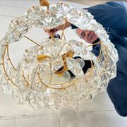 Lustre vintage en cristal kinkeldey