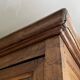 Large showcase library of a notary in solid oak from the late 19th century.