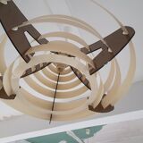 Ceiling lamp "Strips" by Flemming Brylle and Preben Jacobsen 60s
