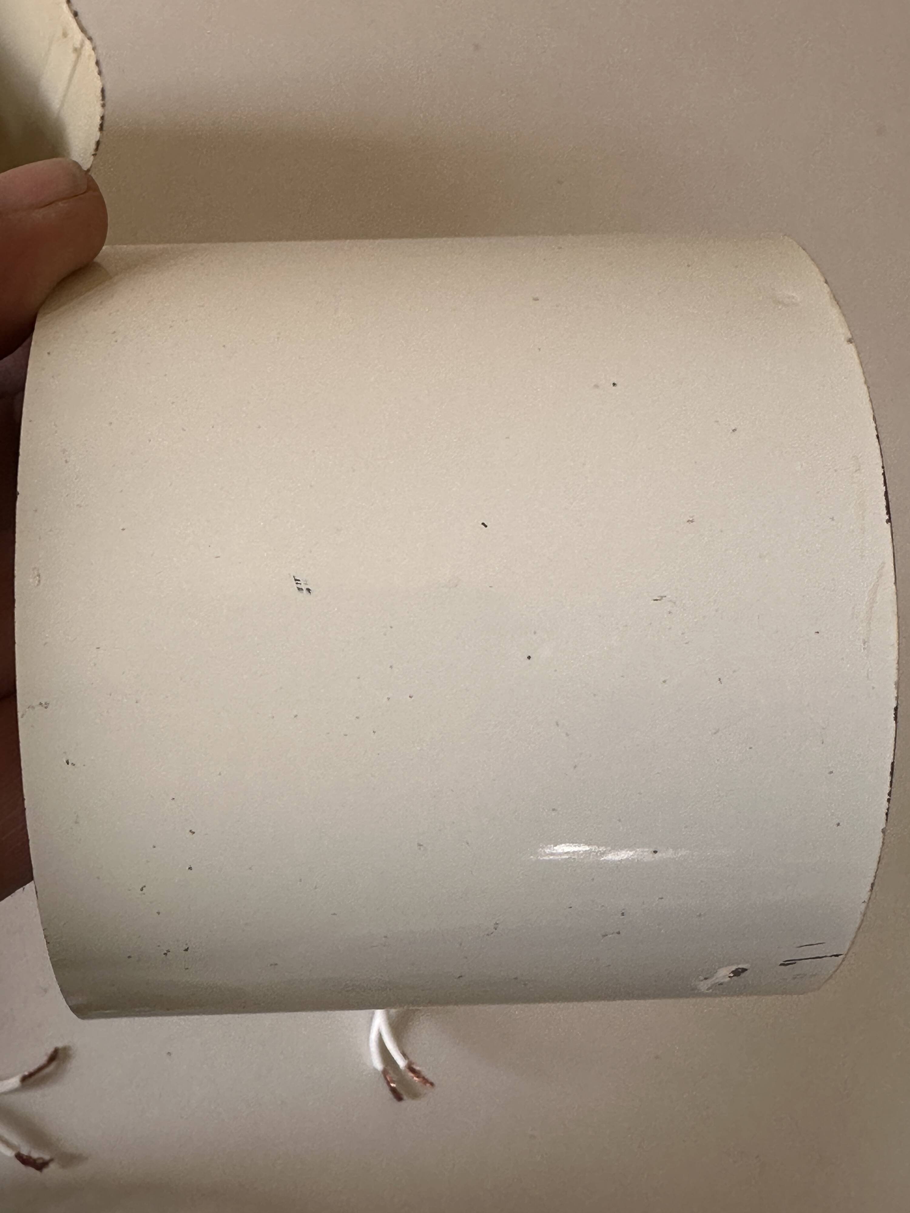 Pair of vintage design spring lamp wall lights from the 70s