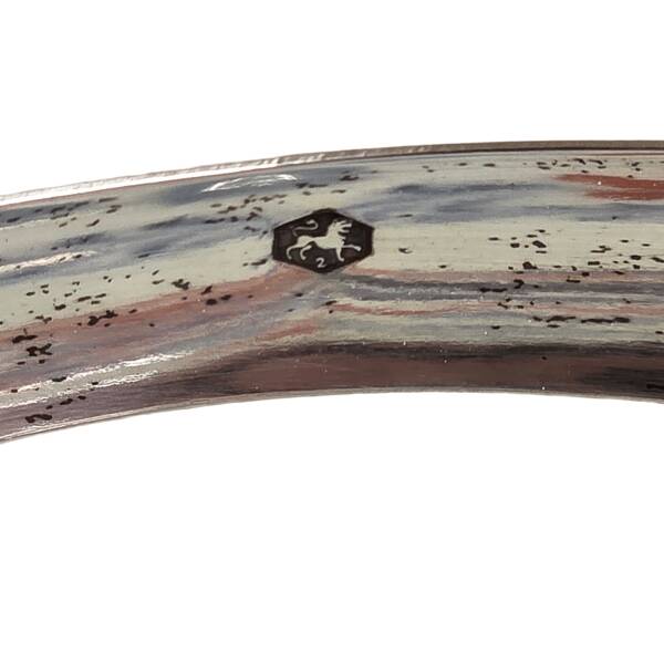 Antique Japanese Dish With Silver Handle, 18th and 19th century