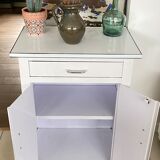Vintage white metal furniture