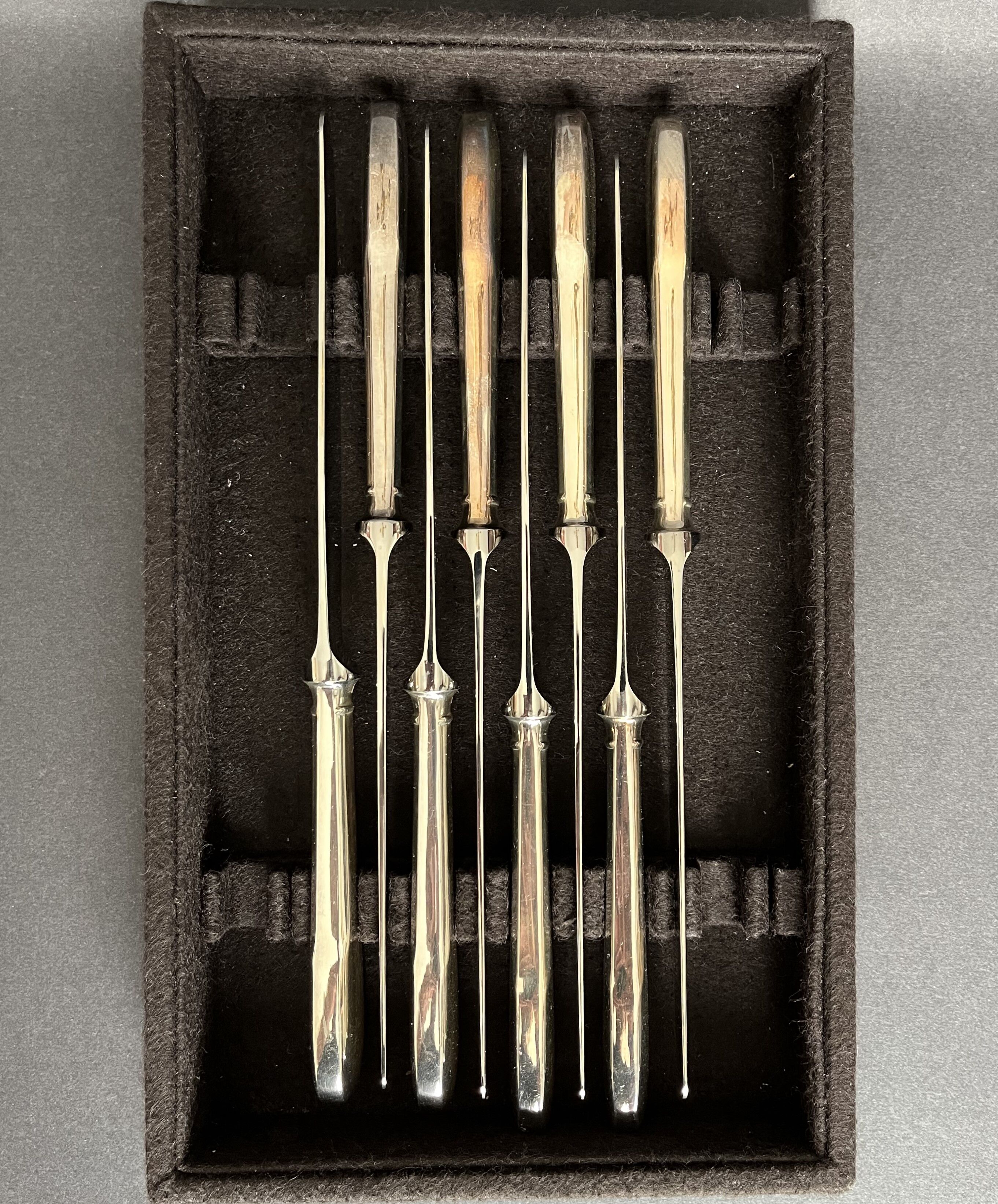 Housewife Christofle in silver metal model uniplate