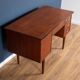 Teak 1960s Danish mid century desk made in Denmark