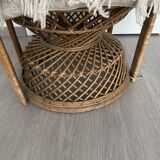 Authentic vintage Emmanuelle armchair from the 70s