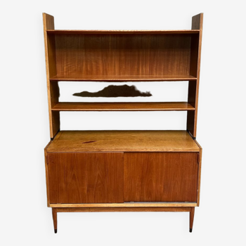 Scandinavian teak library shelf 1960