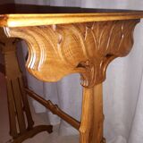 Set of 4 Gallé nesting tables with dragonfly decoration
