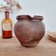 Small terracotta pitcher - old pottery - brutalist