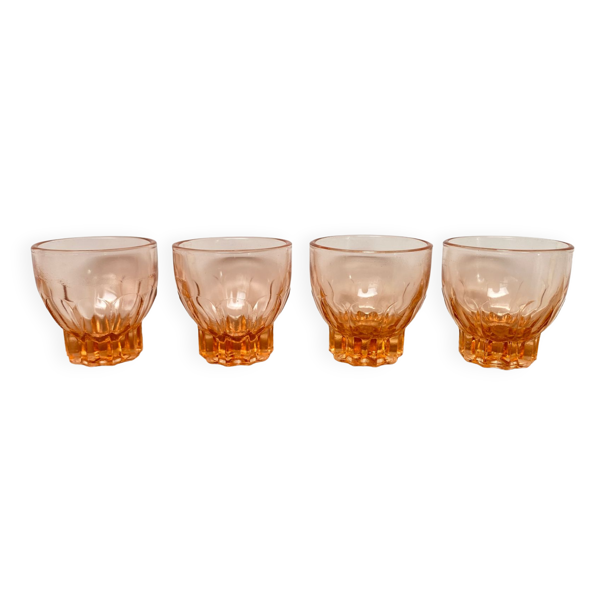 Set de 4 verres liqueur Luminarc étoile rose
