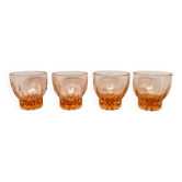 Set of 4 glasses Luminarc pink