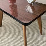 Vintage coffee table foot compass