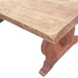 Solid oak farmhouse table