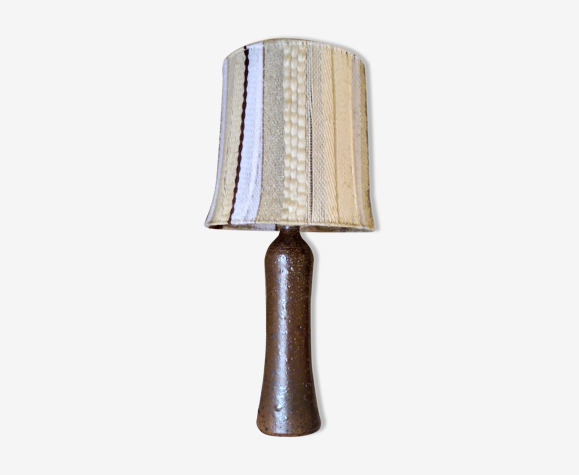 Lampe en grès hippie 1970