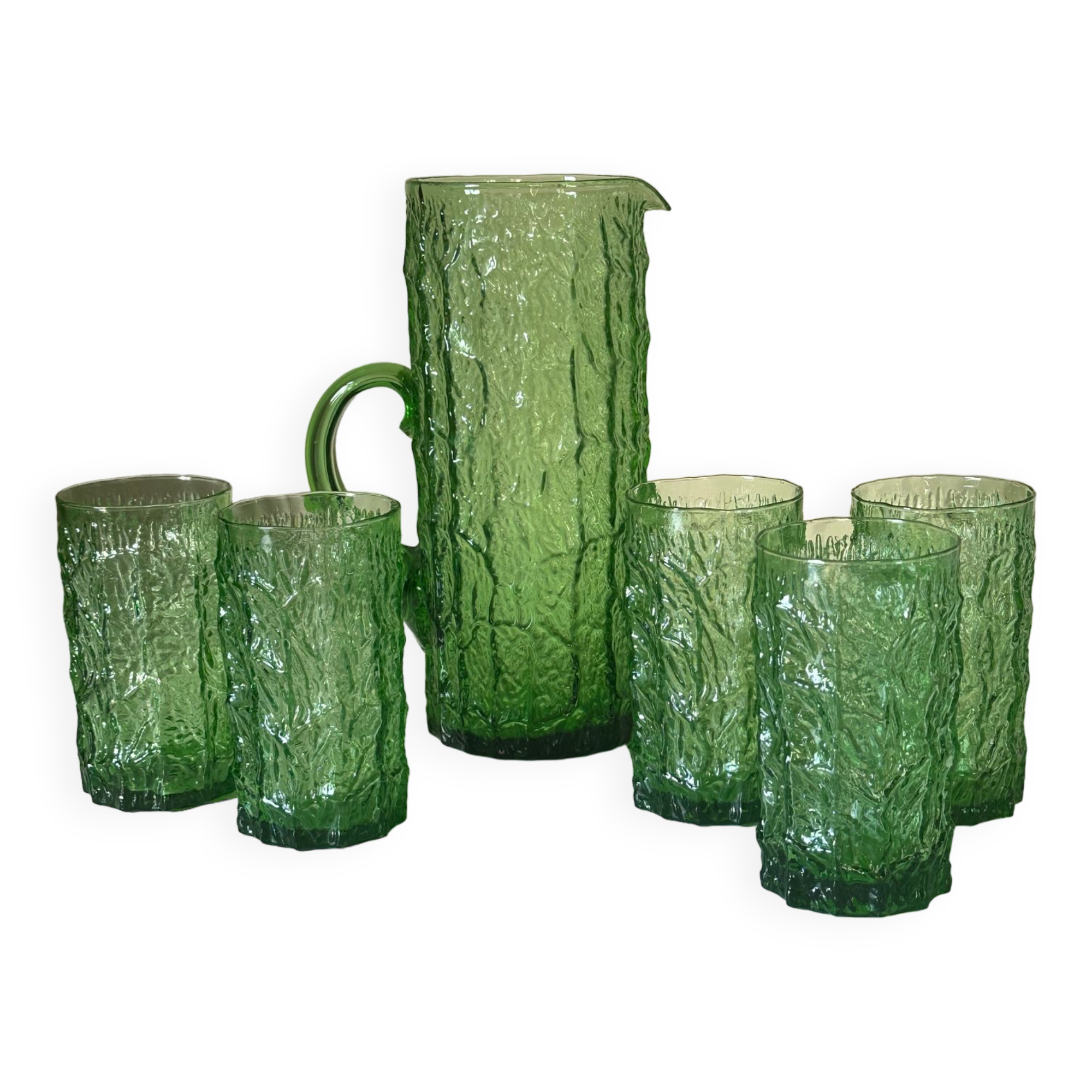 Vintage orangeade service from the 60s