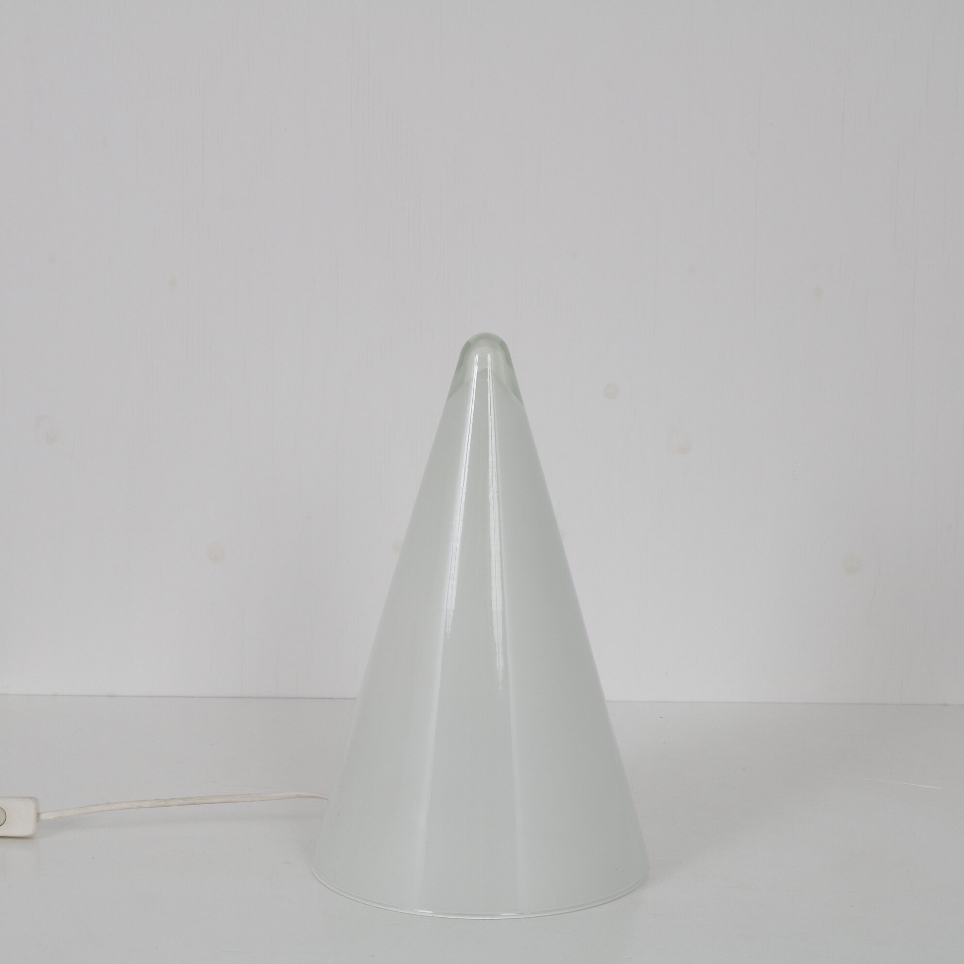 “Teepee” glass table lamp for SCE, France 1990