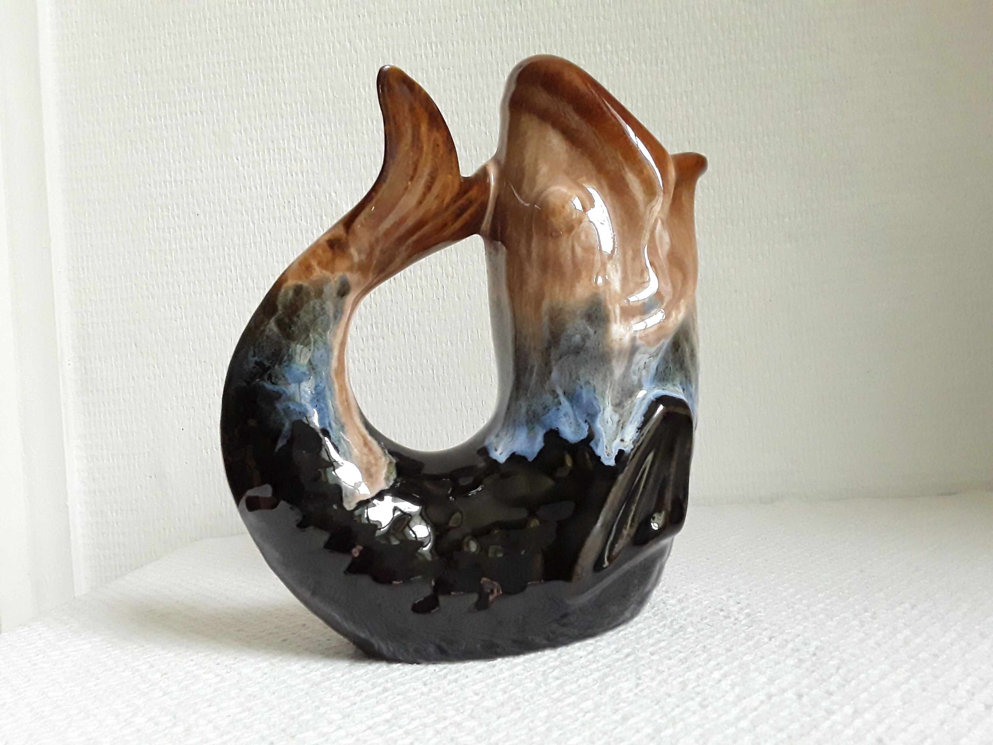 Vintage fish pitcher