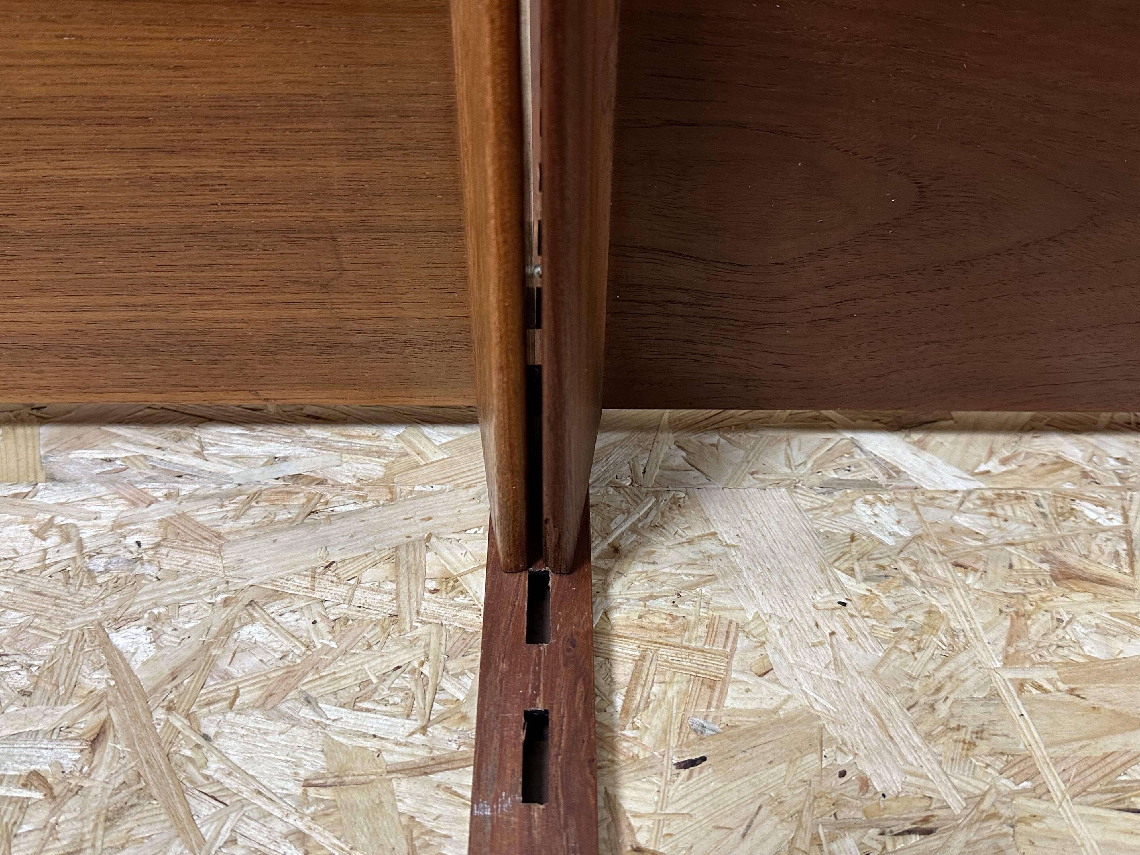 60s 70s teak wall shelf Wall Unit Kai Kristiansen for FM Møbler Denmark