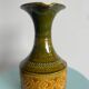 Green and yellow ceramic carafe bitossi italy 1950