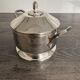 Antique silver-plated sugar bowl
