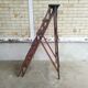 Escabeau bois de bibliotheque vintage  1930