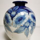 Camille Tharaud (1878-1956) in Limoges - Ovoid porcelain vase signed . XXth