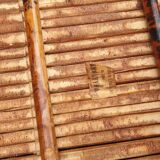 Colonial-style stained bamboo harness