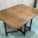 English folding table called -Gateleg- oak from the 1930s