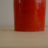 Red ceramic lamp