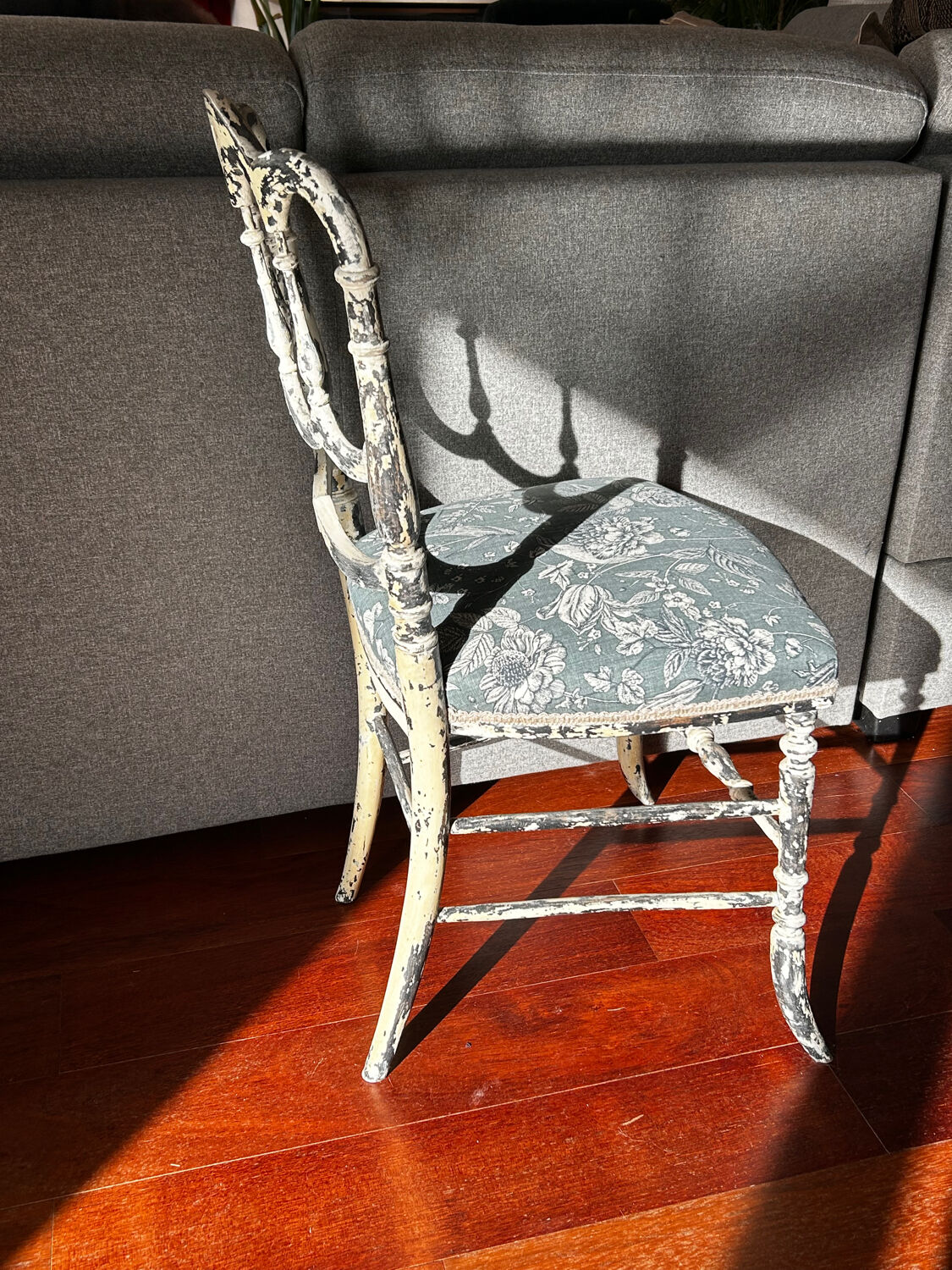 Two Napoleon III chairs, completely restored