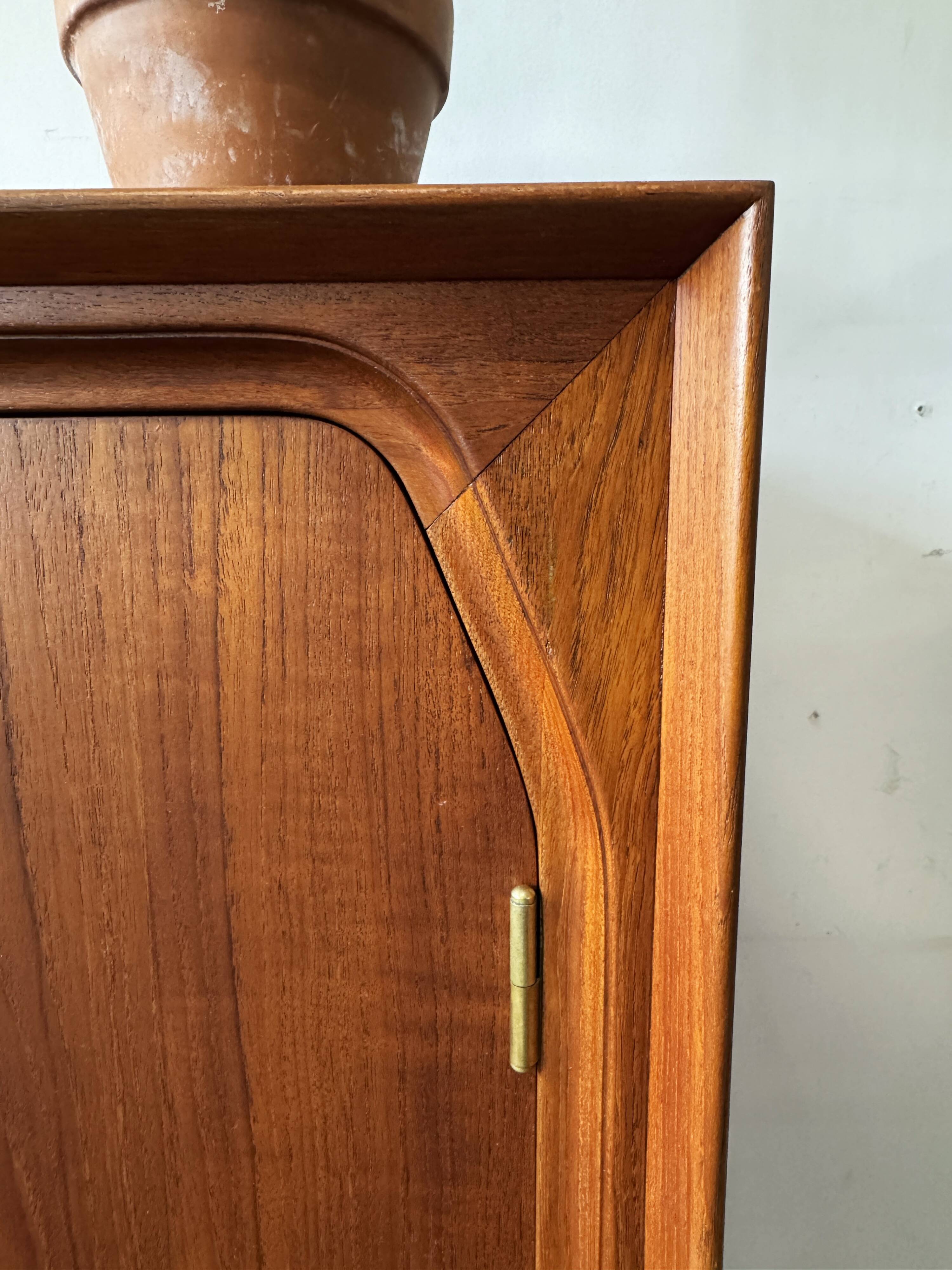 Teak Chest of Drawers, Denmark 1950s, Mid-Century Modern, Vintage