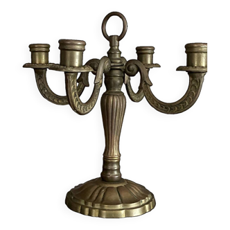 Vintage brass candle holder