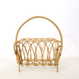 70s rattan magazine door