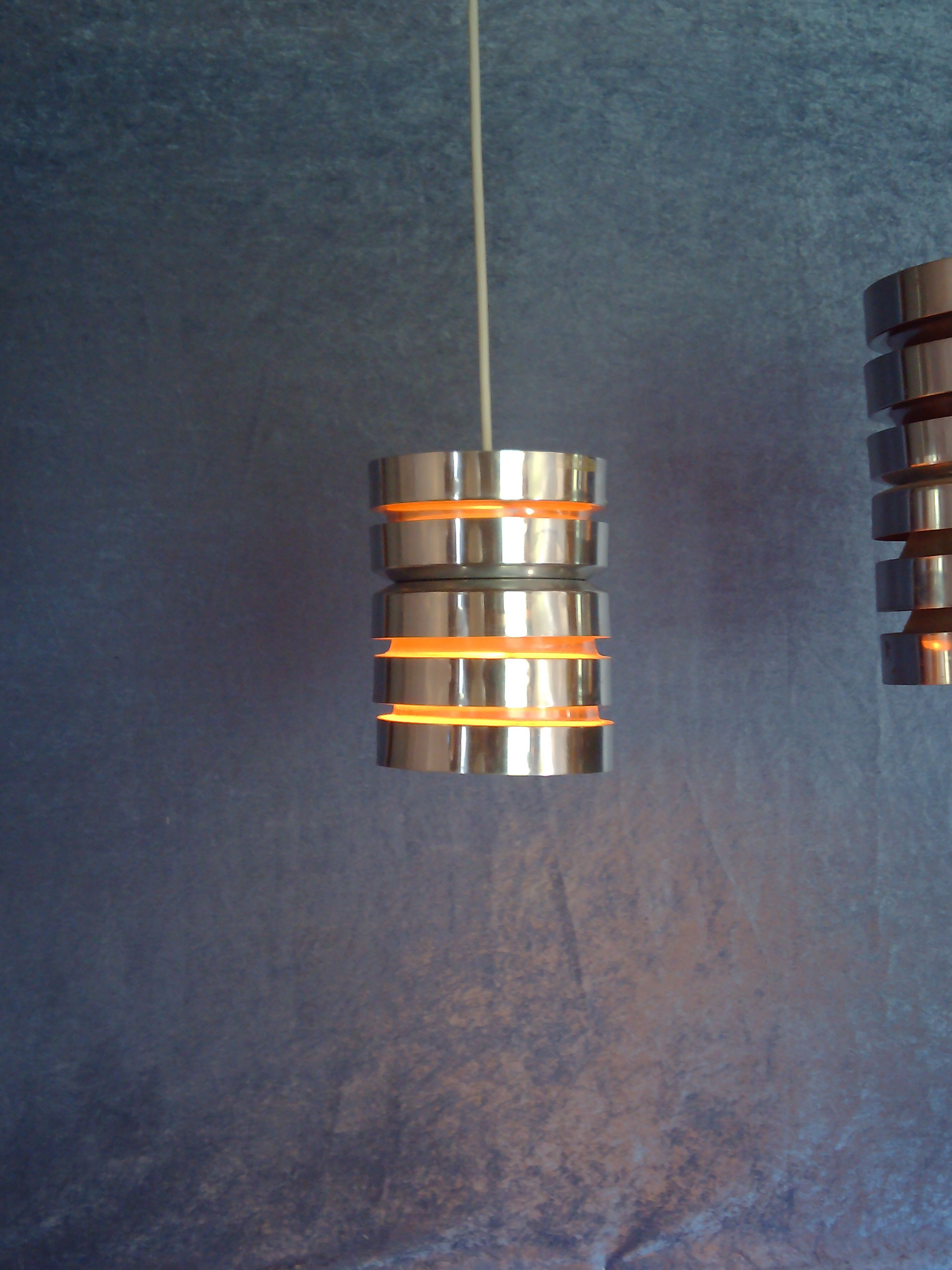 Tubular pendants by Carl Thore for Granhaga, A set of 2.