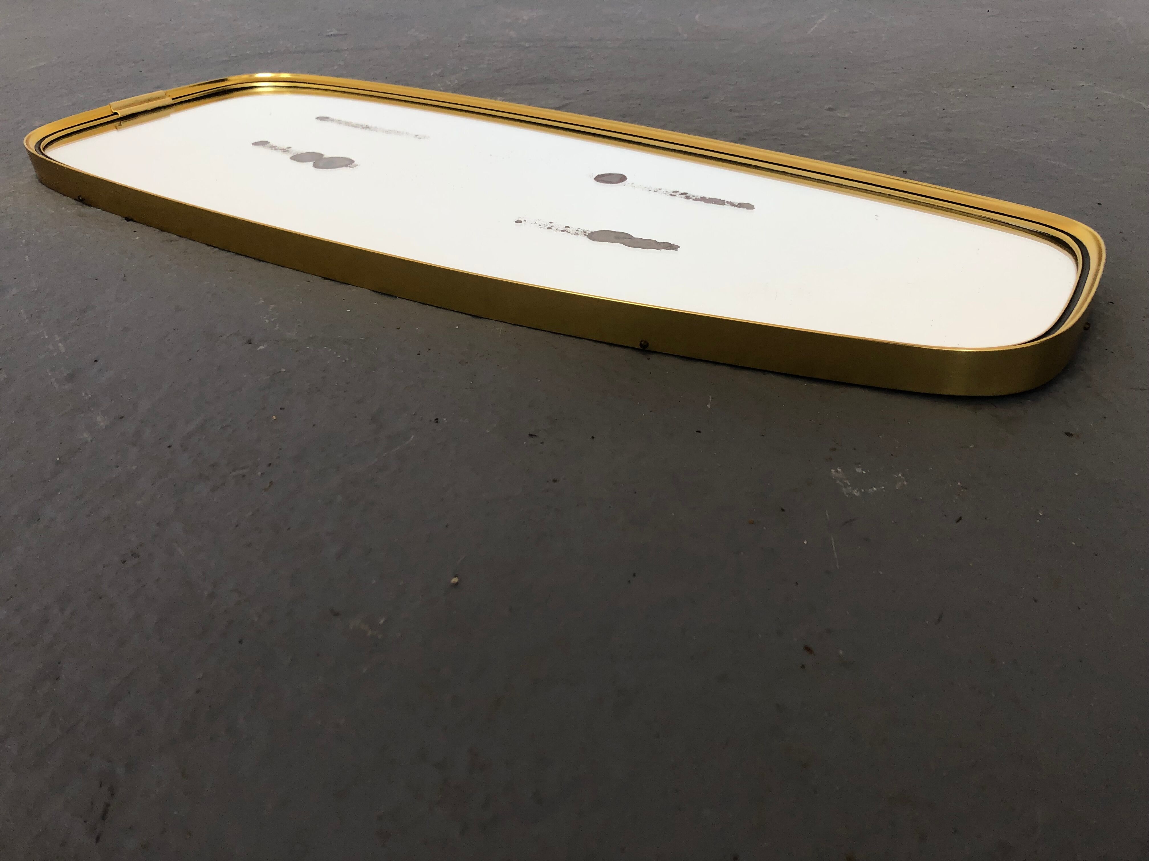 Miroir rockabilly années 1970 26x78cm