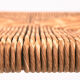 Italian vintage woven straw beech folding chairs, 1960s