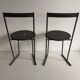 Paire de chaises Fly-line Italy 1980