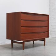 Freestanding chest of drawers in teak by Arne Vodder for Sibast, 1960s