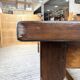 Table de ferme campagne noyer massif XL 250cm