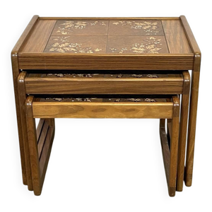 Suite de 3 tables gigognes