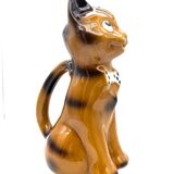 Pitcher slurry cat in faience