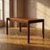 Vintage coffee table, mid-century modern wooden living room table, 1970s