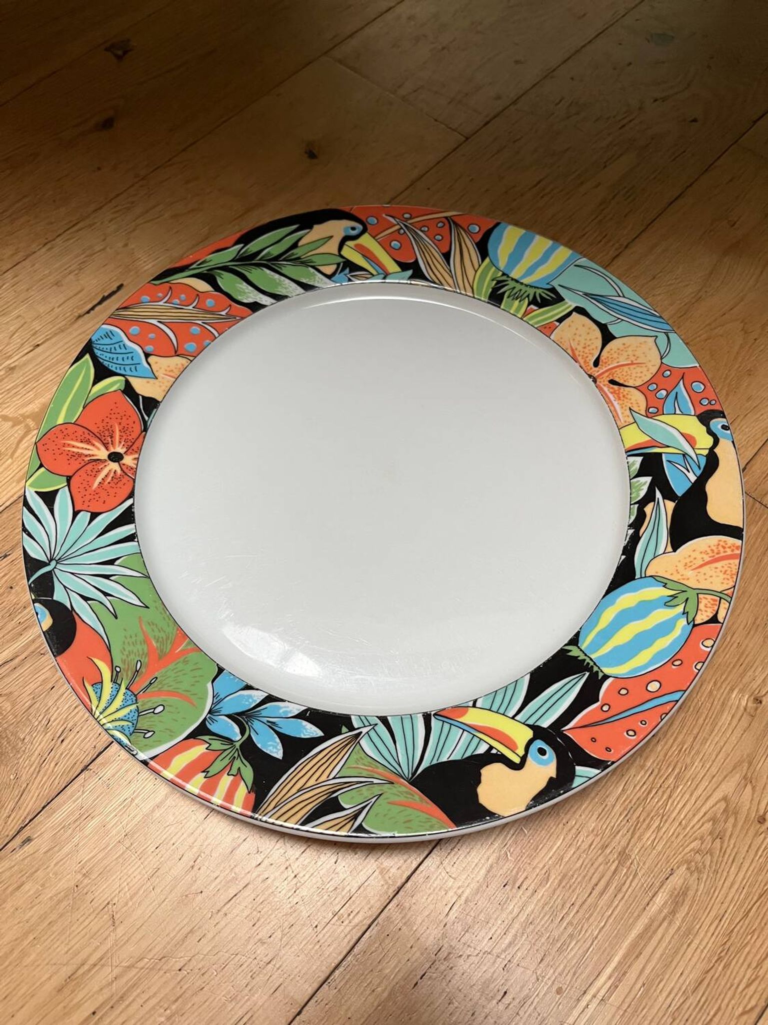 5 assiettes Pillivuyt « Toucan”