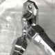 Towel rack chrome art deco 1930 old bathroom