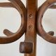 Wooden parrot coat rack