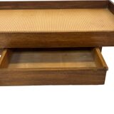 Vintage daybed with drawers 1960s in teak minimalist design