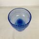 16 sangria serving glasses, Biot blue bubble glass