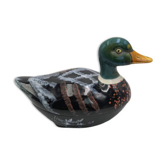 Boîte canard céramique Michel Caugant