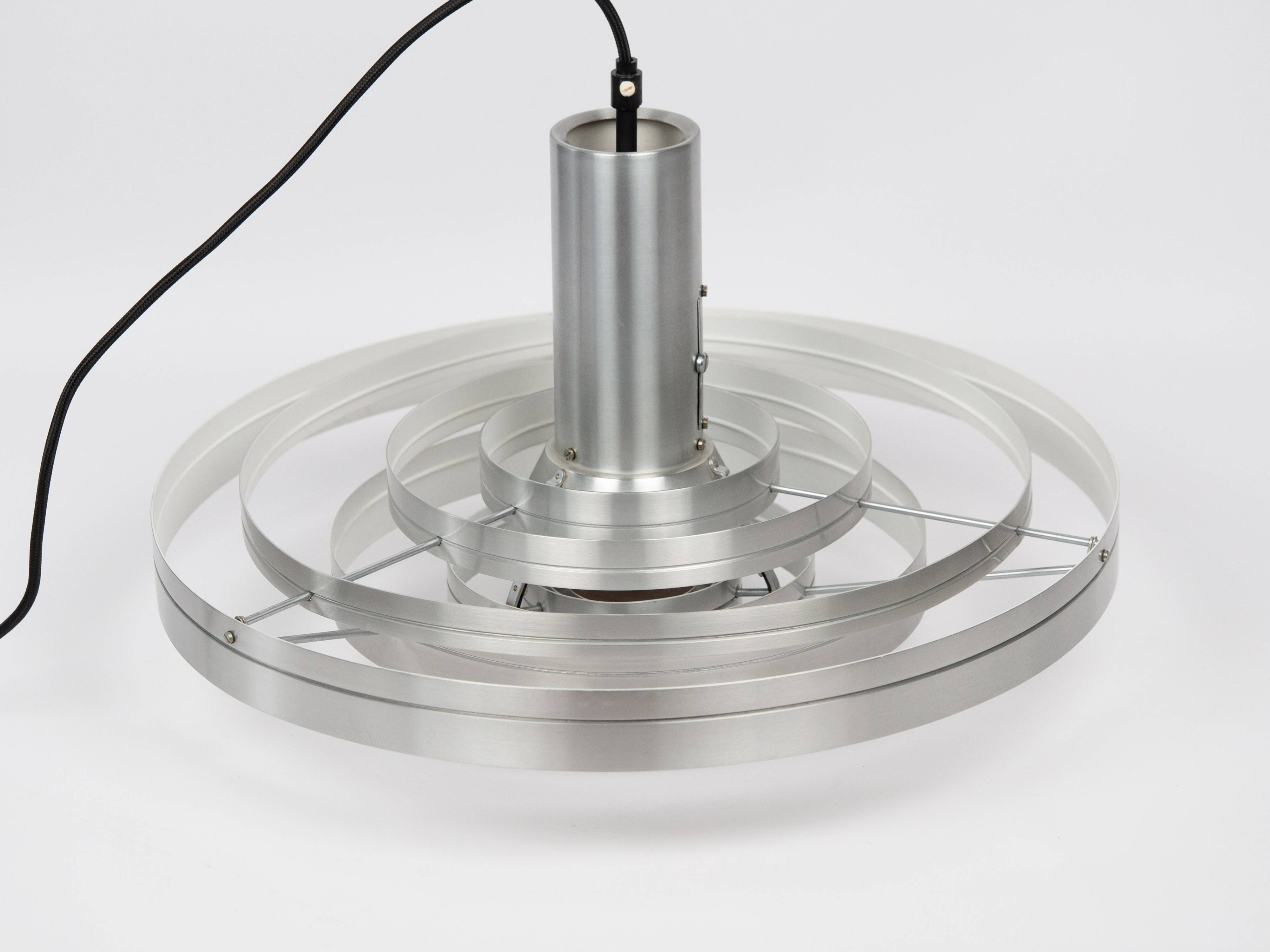 Danish vintage pendant lamp Fibonacci by Sophus Frandsen, Fog og Morup1963